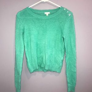 ✨BP by Nordstrom Green Cropped Sweater Size M